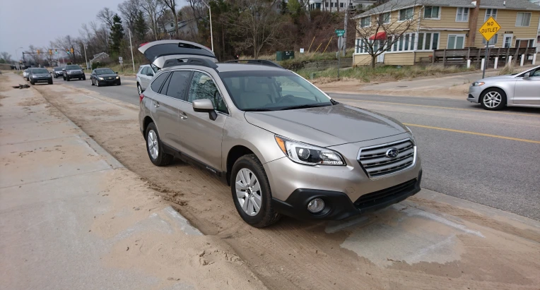 Used Subaru Outback parked